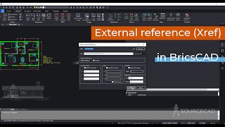 The basics of Xref in BricsCAD [upl. by Miof Mela]