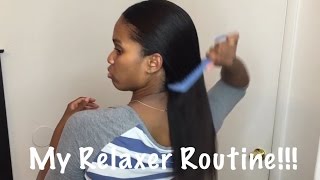 My at home Relaxer Routine [upl. by Conan757]