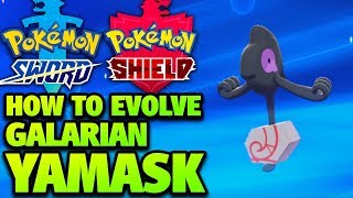 How to Evolve GALARIAN Yamask into Runerigus in Pokémon Sword and Shield Galarian Cofagrigus [upl. by Knoll]