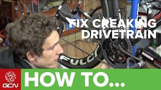 How To Fix A Creaking Bottom Bracket Or Cranks [upl. by Duax]