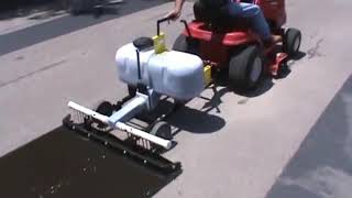 Pull Behind Asphalt Sealcoating Machine [upl. by Adnahs]