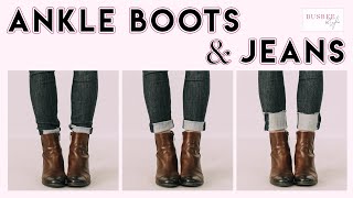 How To Wear Ankle Boots With Skinny Jeans [upl. by Ttocs]