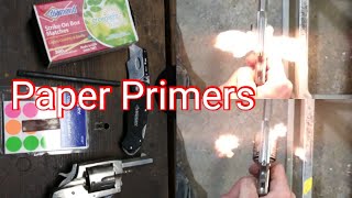 From Scratch Ammo Part 1 Paper primers [upl. by Sergei540]