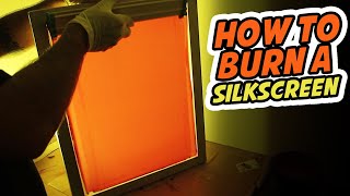 DIY How To Burn A SilkScreen [upl. by Hagen161]