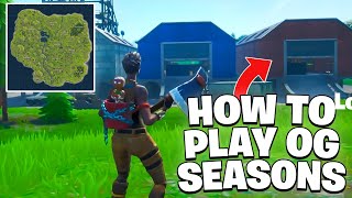 How To Play OG Fortnite In 2023 Old Seasons Fortnite [upl. by Snebur]