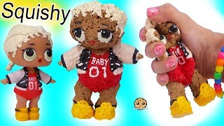 DIY SQUISHY DOLL  Handmade Do It Yourself Sponge Craft Video [upl. by Eirroc]