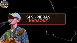 Kevin Kaarl I Si Supieras I Karaoke Instrumental [upl. by Nessi]