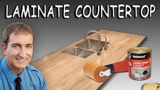 How To Install Sheet Laminate On A Countertop [upl. by Suzann786]