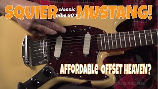 Fender Squier Classic Vibe 60s Mustang Review [upl. by Wera]