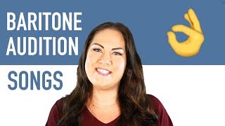 Best Audition Songs for Baritones  Musical Theatre [upl. by Edmonds]