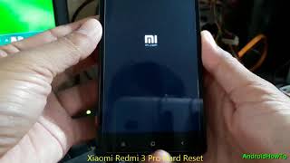 Xiaomi Redmi 3 Pro Hard Reset [upl. by Solita758]