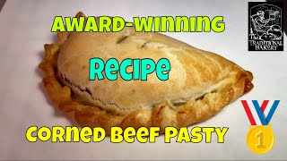 Awardwinning Corned beef Pasties How to Recipe Demo at Bakery [upl. by Nayrda730]