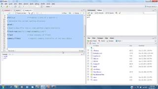 RBasics Creating Scripts in RStudio [upl. by Gervais]