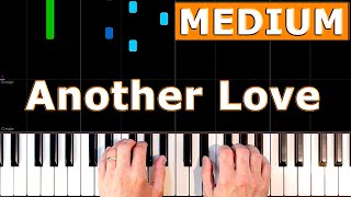 Tom Odell  Another Love  MEDIUM Piano Tutorial  Sheet Music [upl. by Anneg]