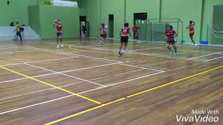 Basic Team Handball Passing Drills [upl. by Aita]