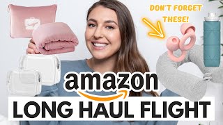 Amazon Travel Must Haves for a Long Haul Flight [upl. by Alyakam]