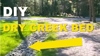 How to Build a DIY Dry Creek Bed [upl. by Ynehpets954]