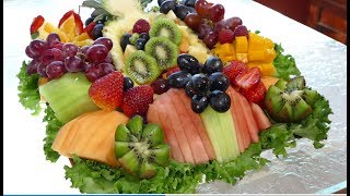 How to Make a Fruit Platter Like a Professional [upl. by Alleiram743]