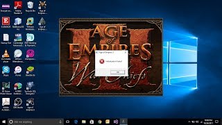 Fix problem  Initialization Failed Age of Empires 3 [upl. by Enyawud118]