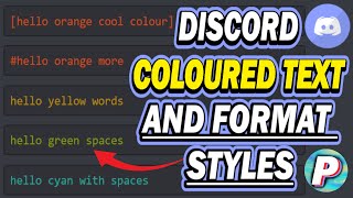 How To Make DISCORD COLOR TEXT and Text Formats Bold Italics Underline 2021 [upl. by Rafa542]