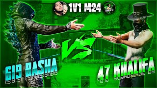 🥵Fake 47KHALIFA VS 619BASHA Full 👿Heavy wala M24 TDM  No Hate [upl. by Rudd]