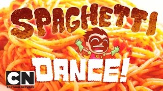 Teen Titans Go  Spaghetti Dance  Cartoon Network [upl. by Assirehc898]