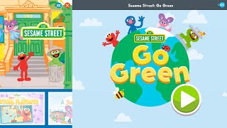 Sesame Street GO GREEN Gameplay PBS Kids Games [upl. by Rogergcam531]