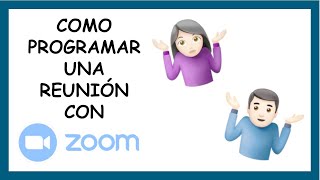 Como CREAR una REUNION en ZOOM PC TUTORIAL [upl. by Harold]