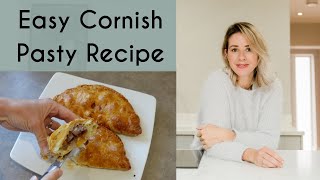 EASY TRADITIONAL CORNISH PASTY RECIPE  Kerry Whelpdale [upl. by Eyaf]