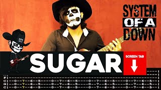 【SYSTEM OF A DOWN】 Sugar  cover by Masuka  LESSON  GUITAR TAB [upl. by Briney]