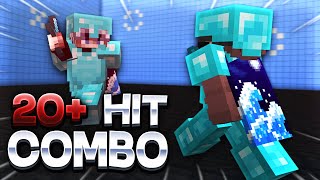 HOW TO COMBO LOCK Get 20 Hit Combos Minecraft PvP Tutorial [upl. by Granniah]