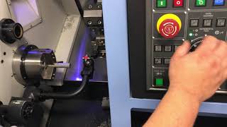 Doosan lynx lathe setup [upl. by Sudnac]