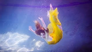 I DID CONTORTION UNDERWATER w Jordan Matter [upl. by Atinuaj]