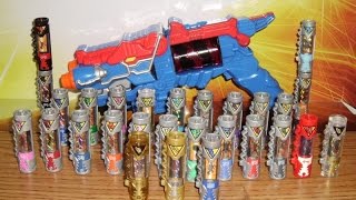 Titano Charge Morpher Review  All Main Charger Sounds Power Rangers Dino Super Charge Toys [upl. by Novanod]