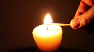 Burning Candle for 1 hour SILENCE [upl. by Neras]