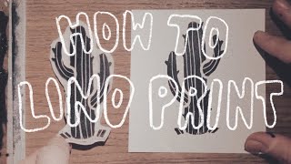 LINO PRINTING  HOW TO [upl. by Corrina]