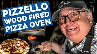 The PIZZELLO Portable Wood Fired Pizza Oven  PIZZA COOK [upl. by Keeryt]