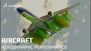 Aircraft Aerodynamic Performance  SIMULIA CFD Simulation Software [upl. by Tecil]