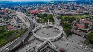 THE KAMPALA FLYOVER PROJECT PROGRESS IN 2024 Foot Bridge Opened [upl. by Lattonia]