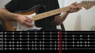 John Frusciante  How deep is your love Guitar lesson with TAB [upl. by Iroc]