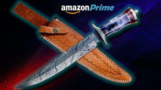 3499 Damascus Bowie Knife Is It Worth It [upl. by Lala]