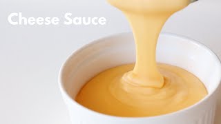 EASY HOMEMADE CHEESE SAUCE RECIPE  NACHO CHEESE SAUCE RECIPE [upl. by Aya]