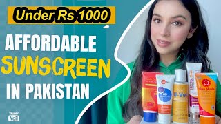 AFFORDABLE SUNSCREENS IN PAKISTAN  In Depth Reviews [upl. by Labina]