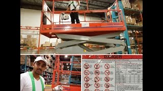 SKY JACK  How to operate a Scissor Lift [upl. by Eugen]