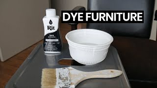 How to Dye Furniture Using Rit [upl. by Nosam8]