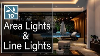 Area Lights and Line Lights in Lumion  3D Architecture Visualization [upl. by Corrie380]