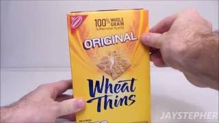 Snack Food Review  Nabisco Original Wheat Thins [upl. by Harrod]