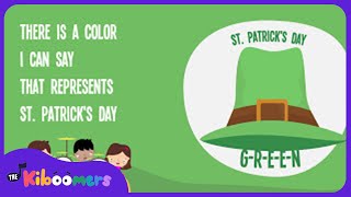 GREEN St Patricks Day Lyric Video  The Kiboomers Preschool Songs amp Nursery Rhymes [upl. by Adaner75]