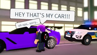 This Guy Stole My Car While I Was On Duty Police Chase Ends In ARREST Roblox [upl. by Ulick]