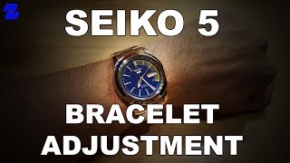 Resize A Seiko 5 Bracelet Like A Boss With Household Items [upl. by Evelyn392]